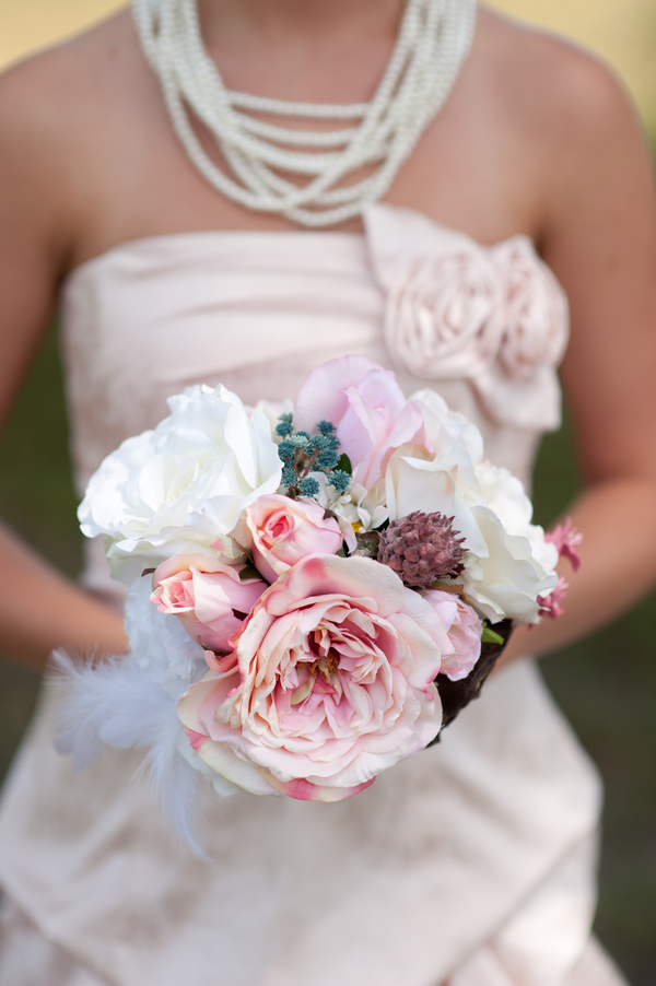 Букет невесты из крупных цветов